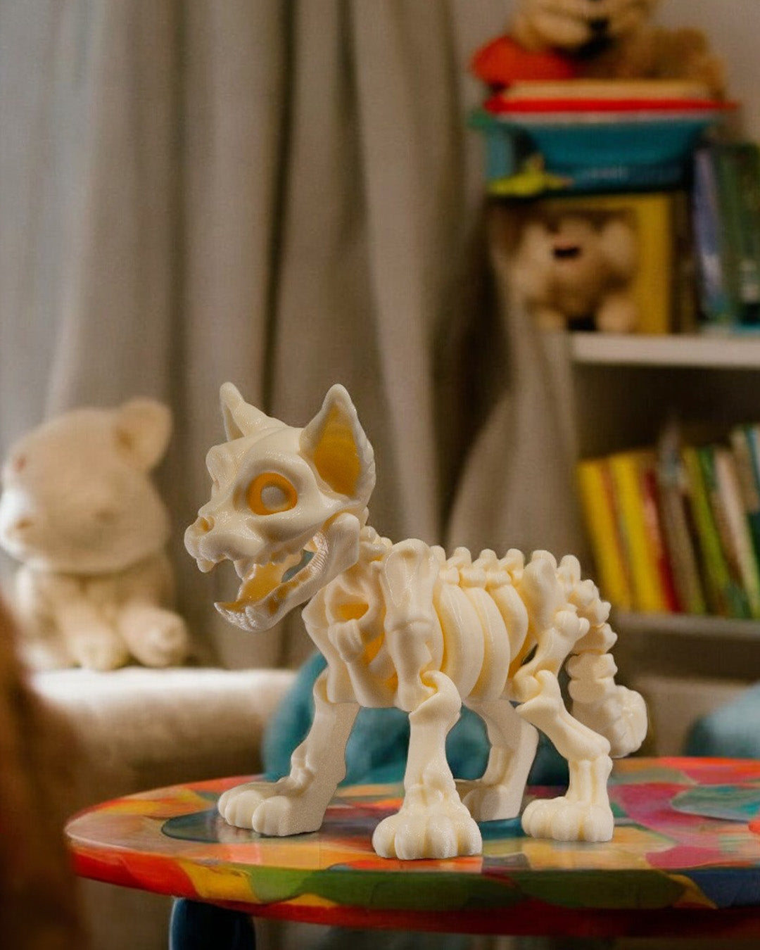 Articulating Skeleton Cat - Glow in the Dark!