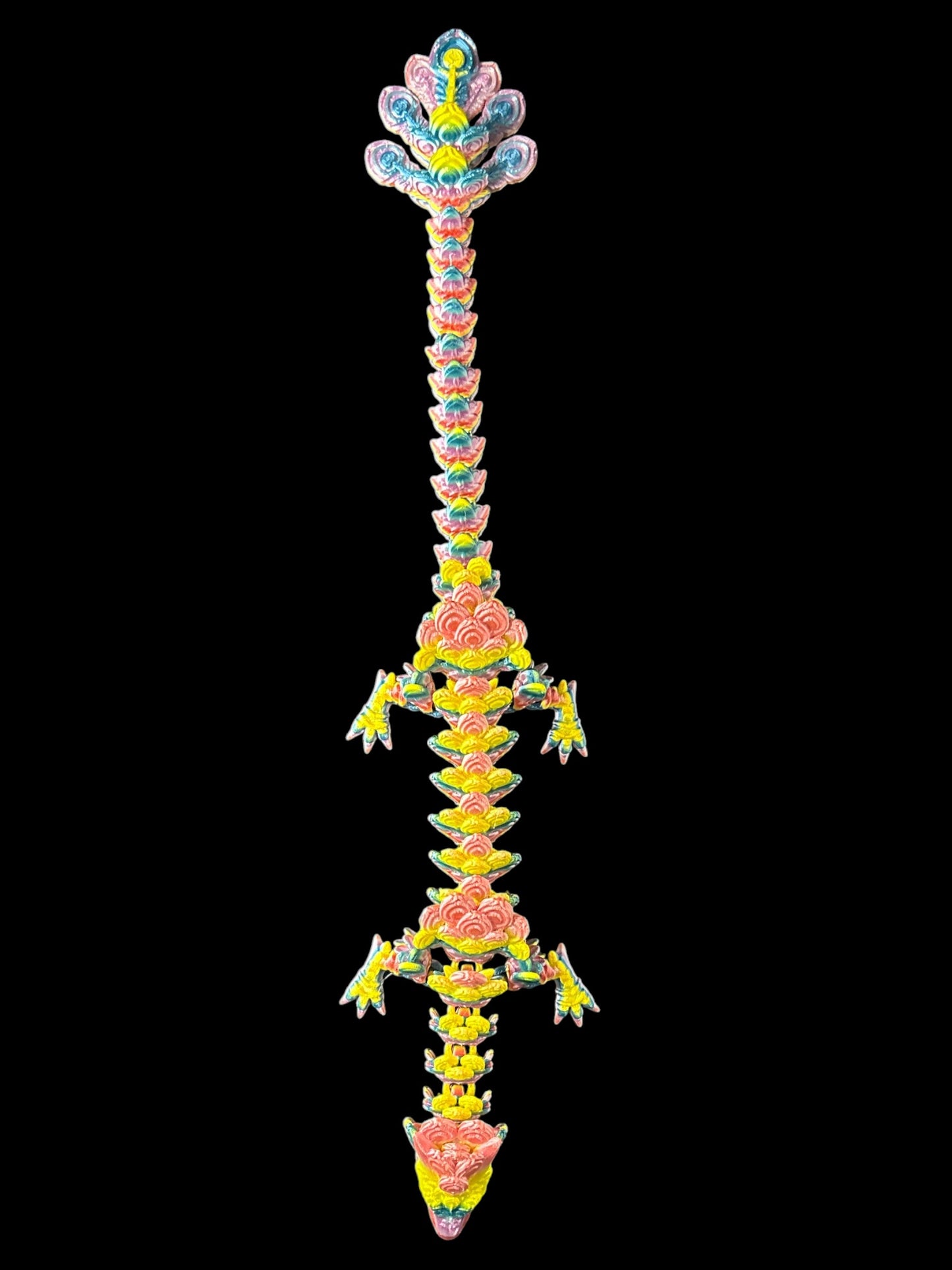 Peacock Articulation Dragon by Cinderwing3D