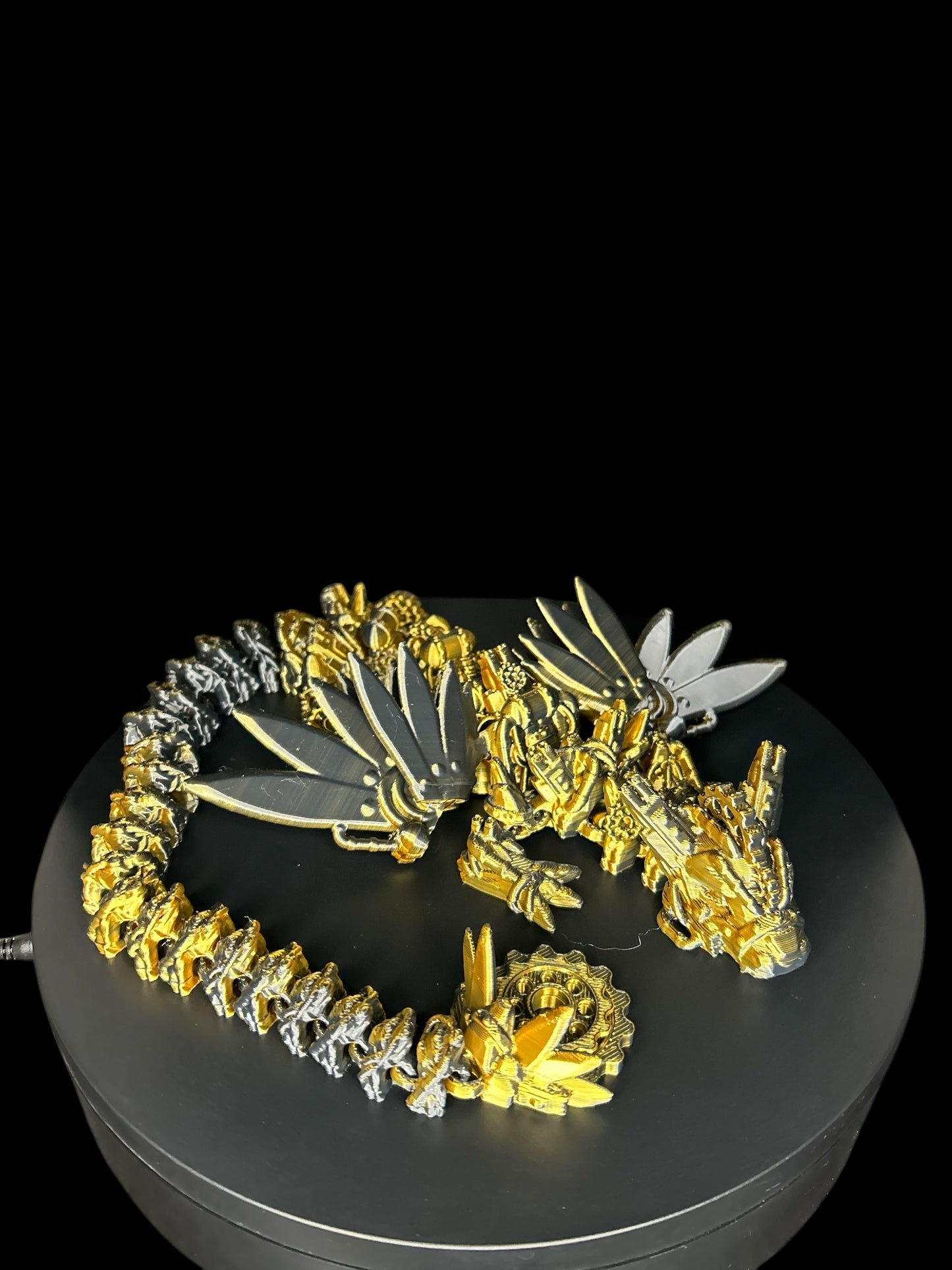 Steampunk Articulating Dragon by Cinderwing 3D