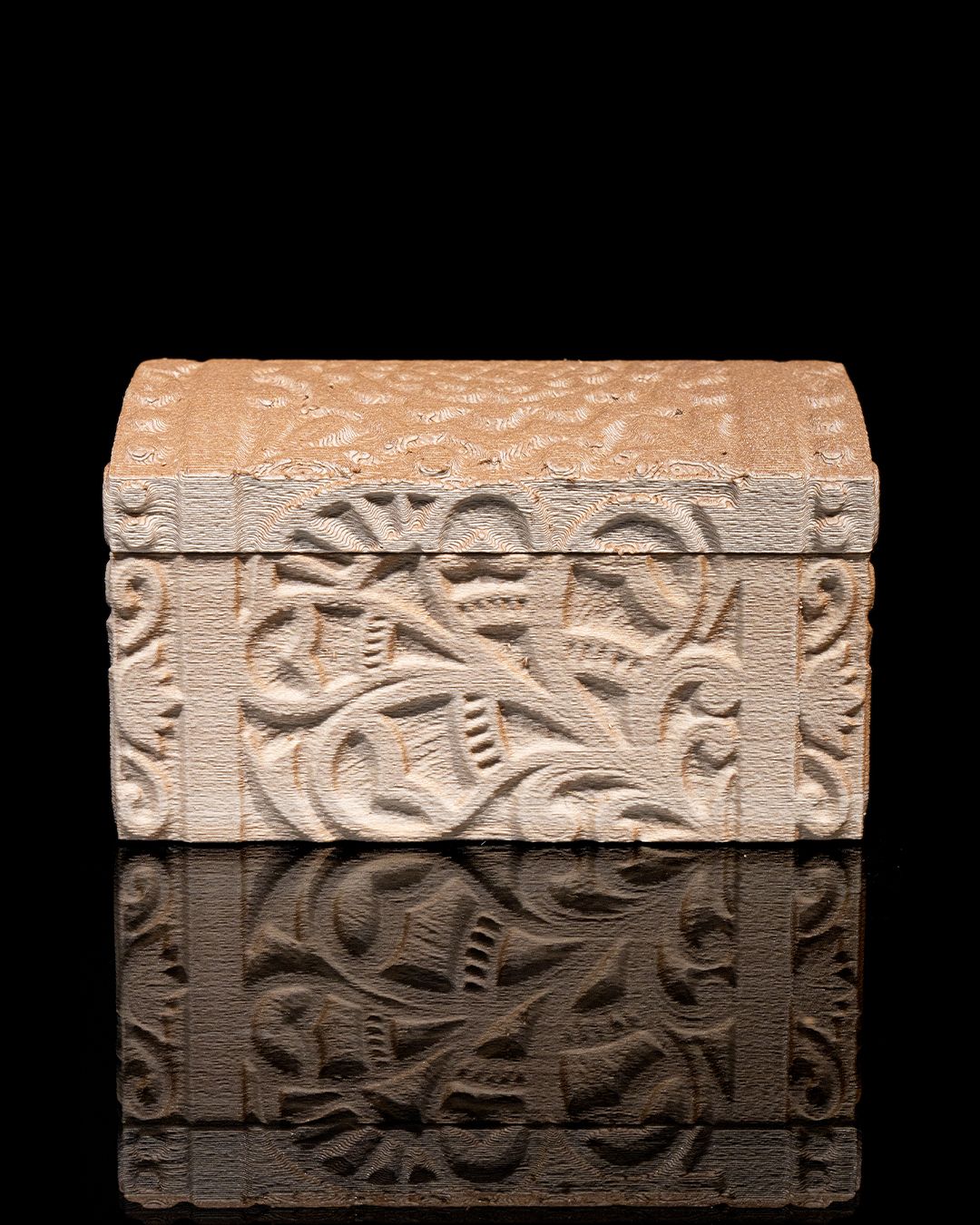 Carved Jewelry Box - 3 Sizes