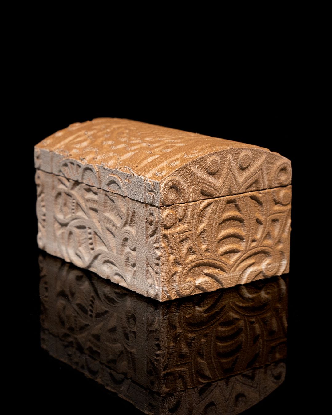 Carved Jewelry Box - 3 Sizes