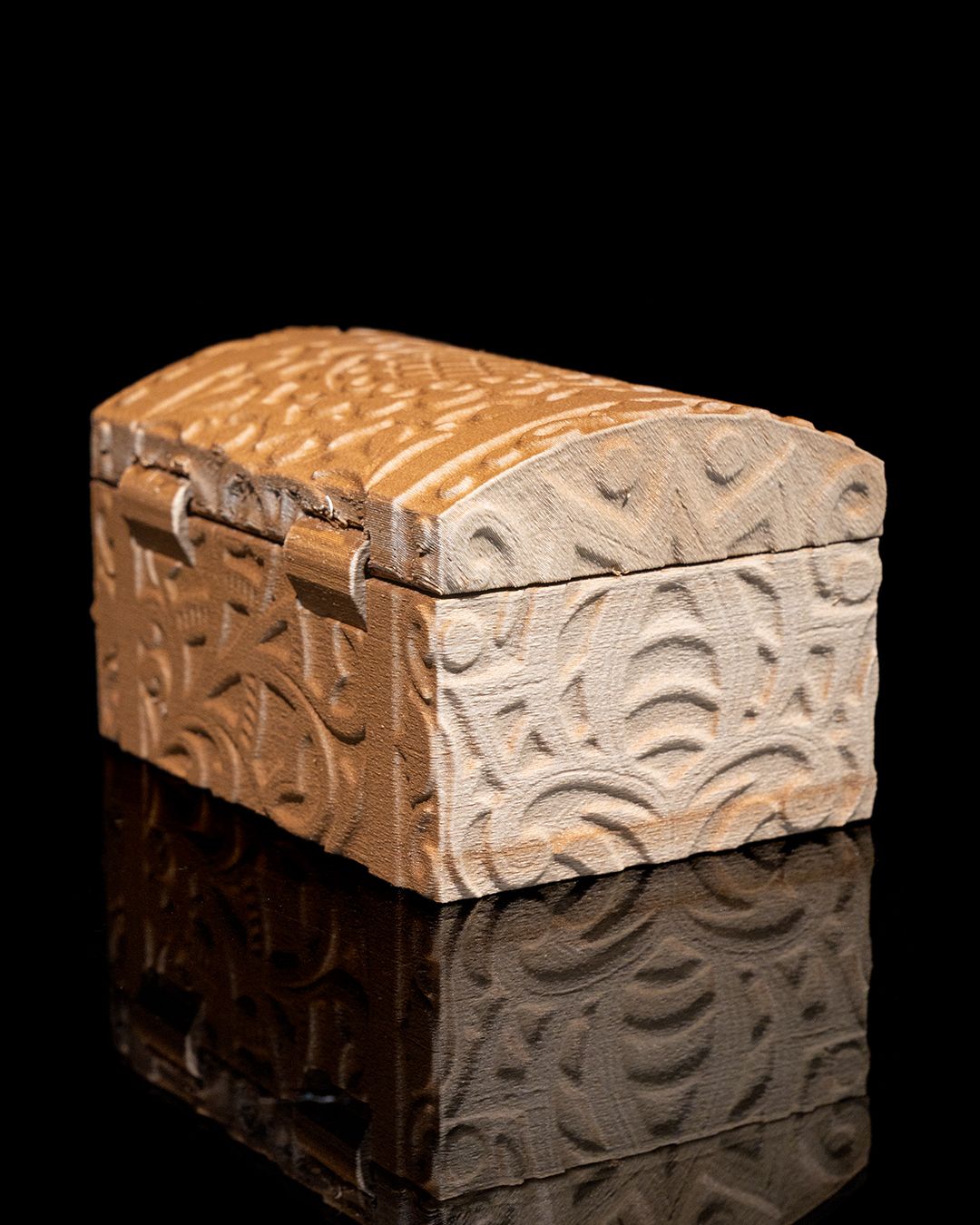 Carved Jewelry Box - 3 Sizes