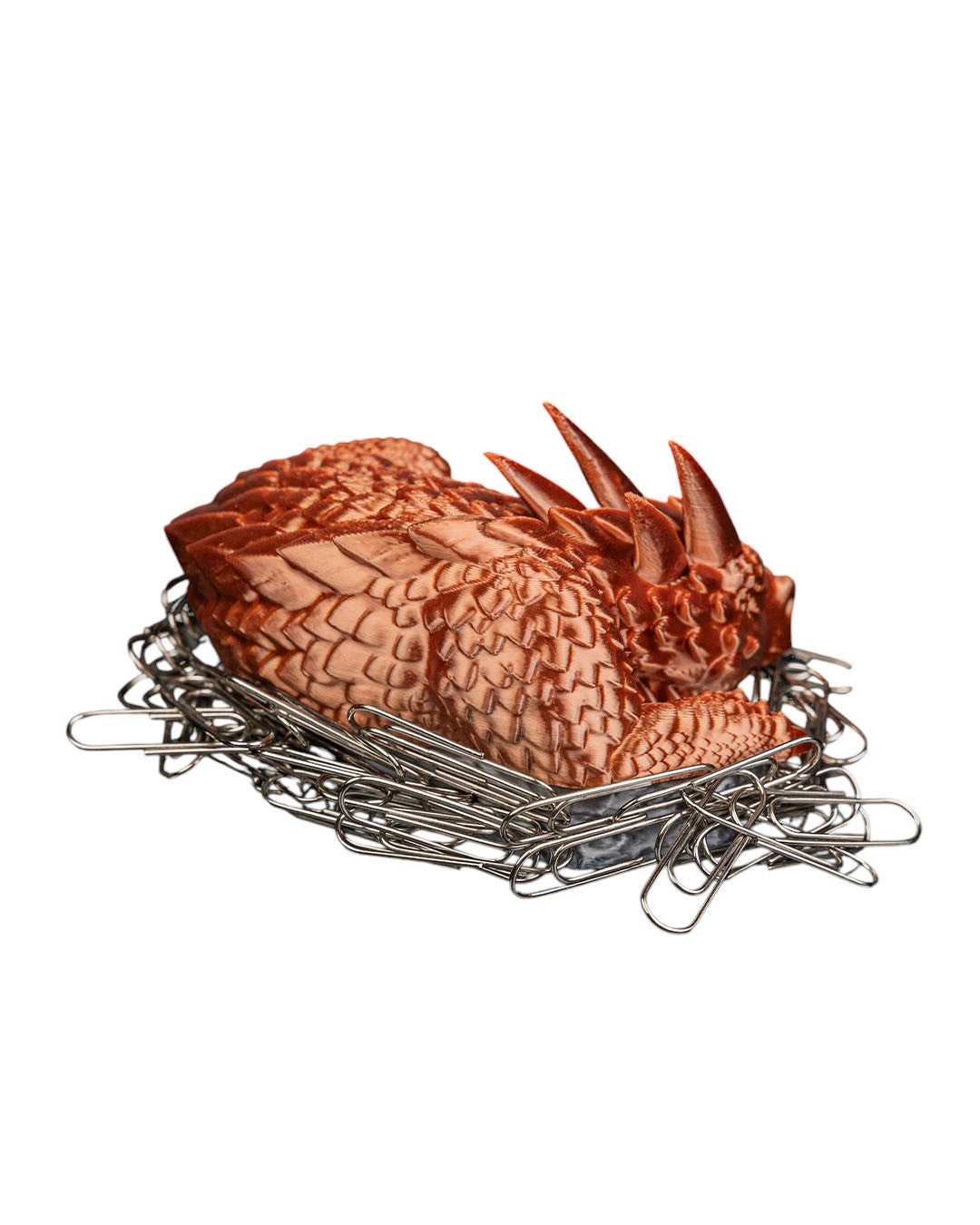 Dragon Paperclip Guardian - 3d Printed Desk Accessory