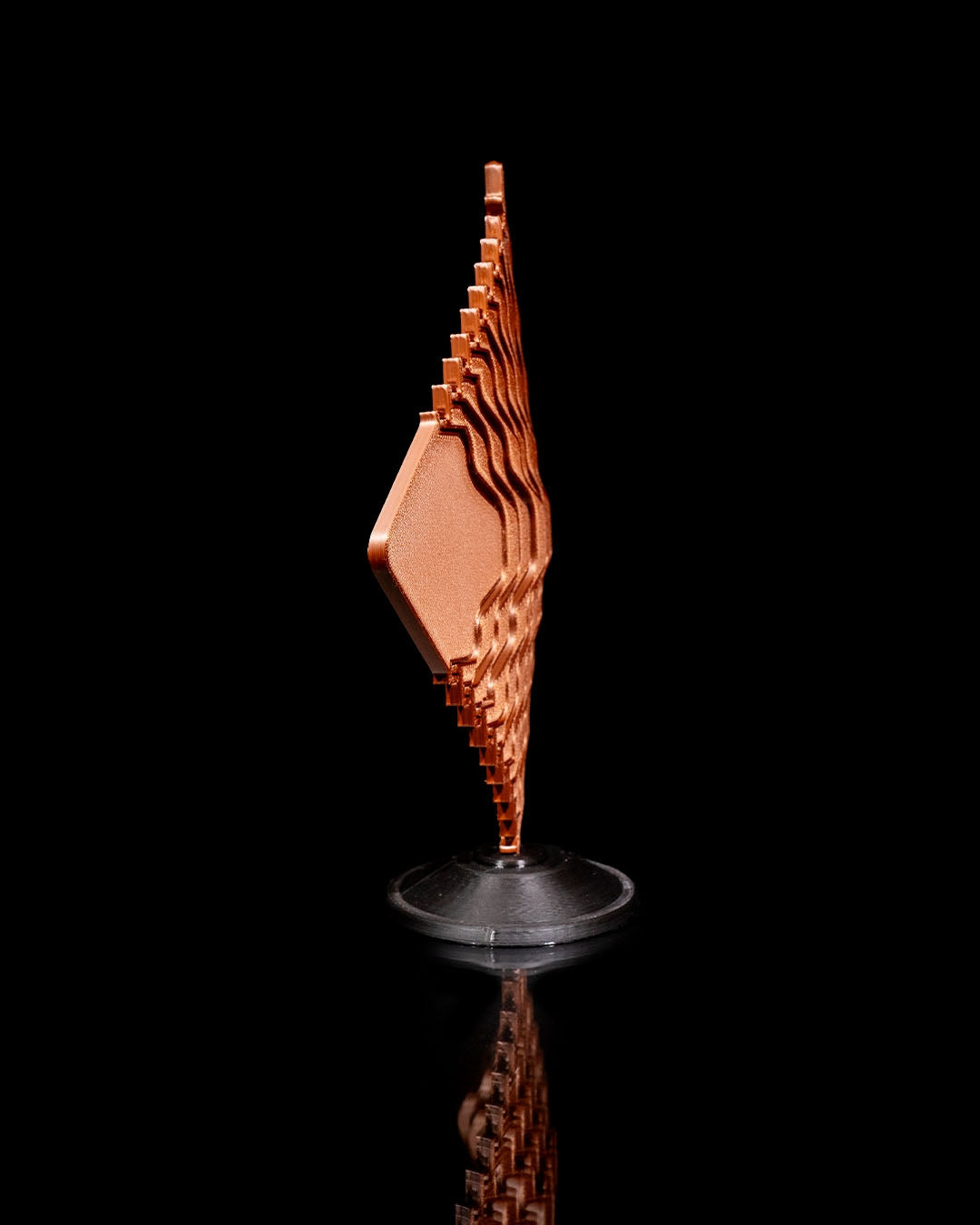 Kinetic Dust Swirl Spinning Artwork
