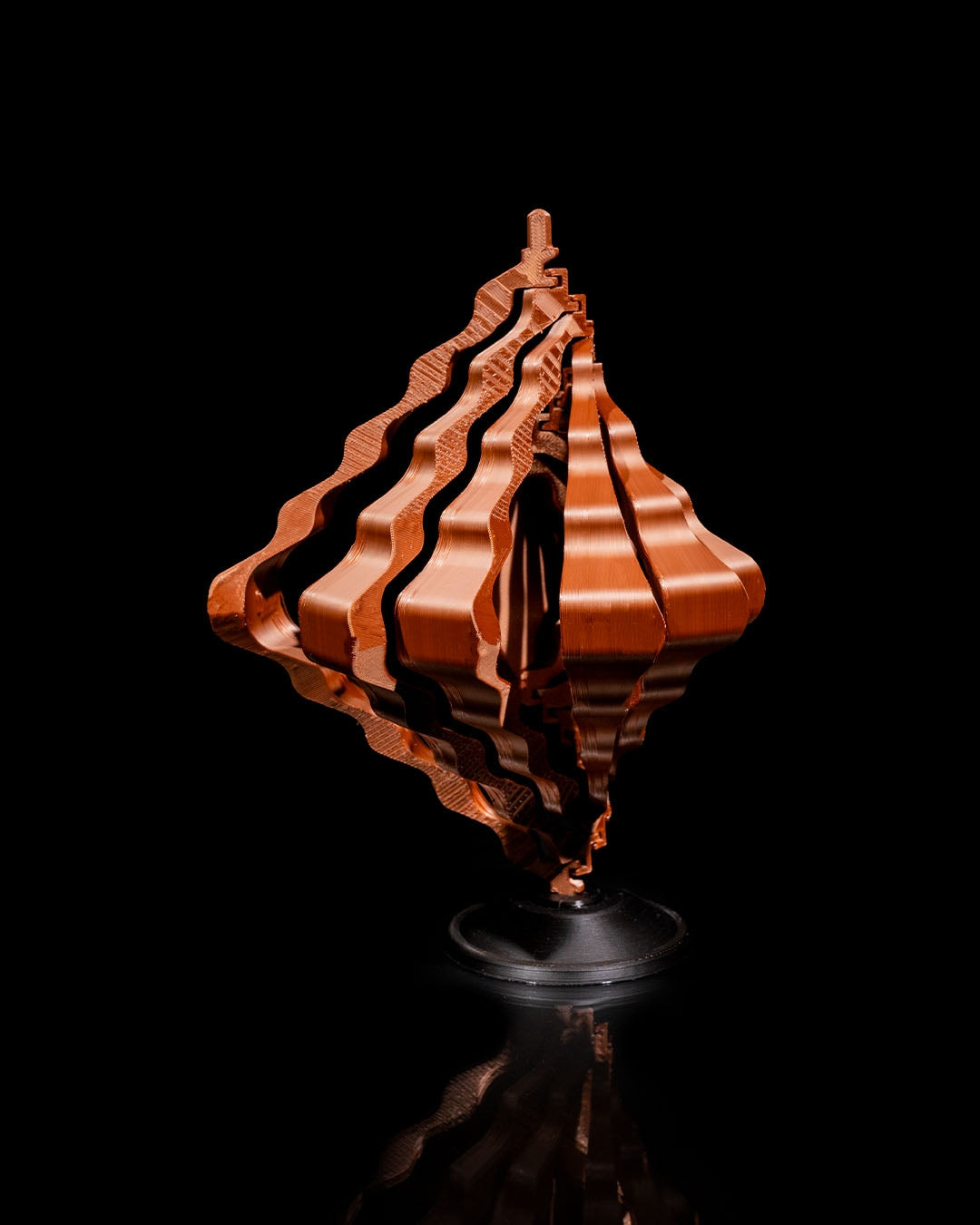 Kinetic Dust Swirl Spinning Artwork