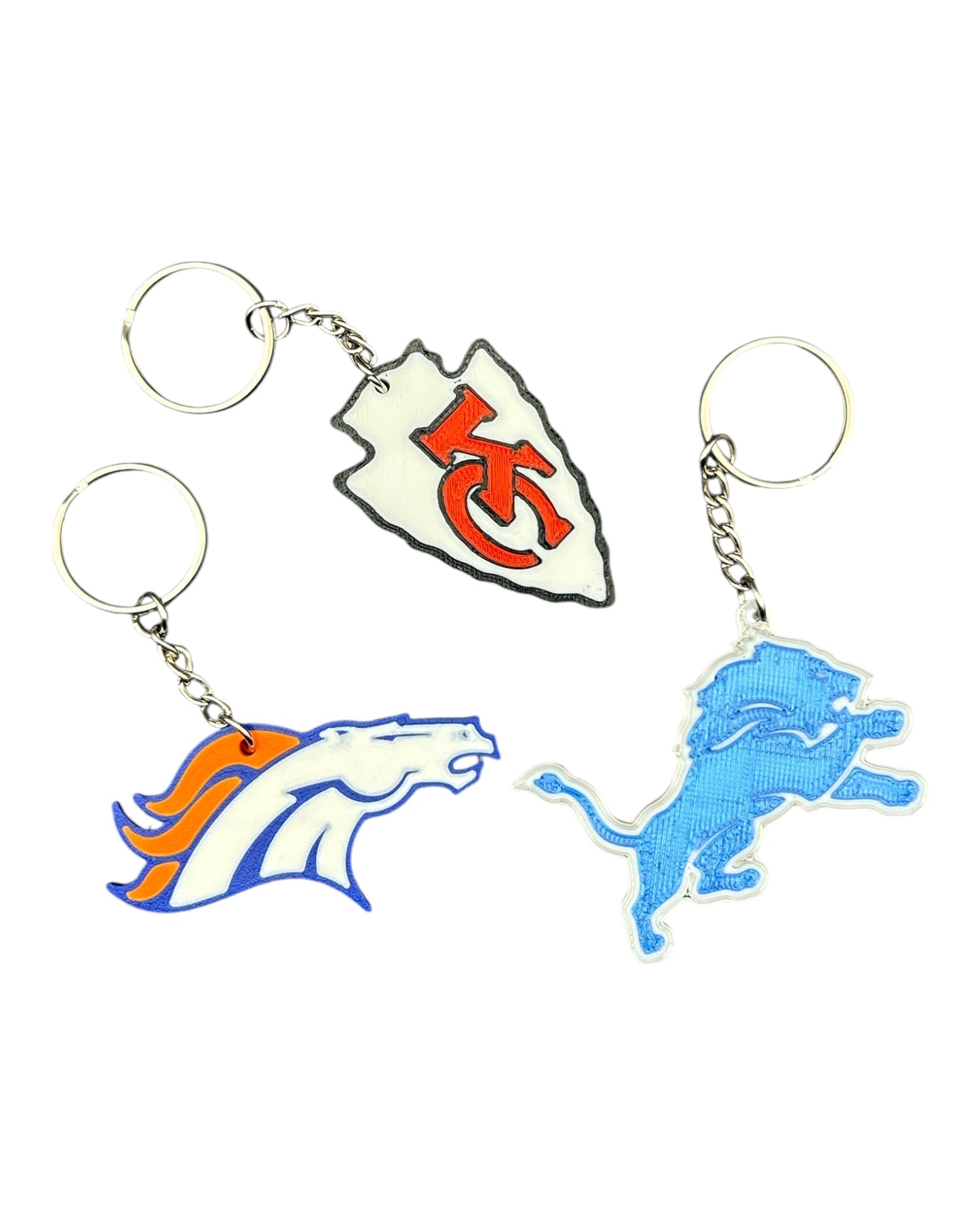 NFL Football Team Keychains