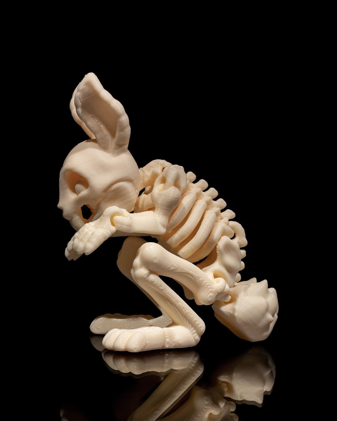 Articulating Skeleton Bunny - Glow in the Dark!