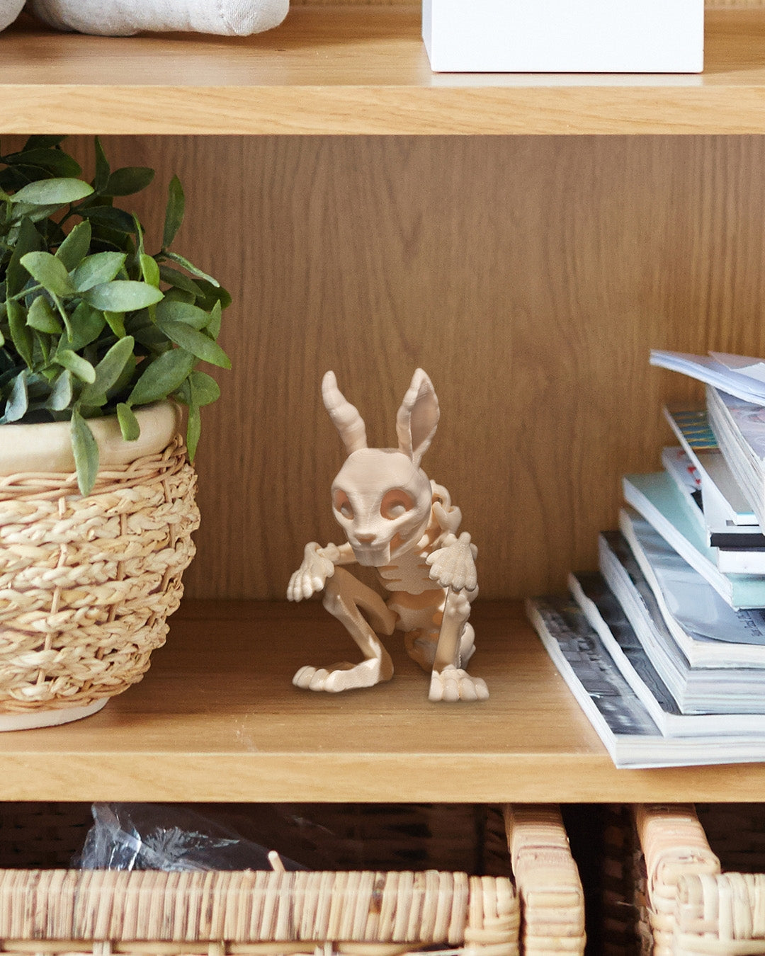Articulating Skeleton Bunny - Glow in the Dark!