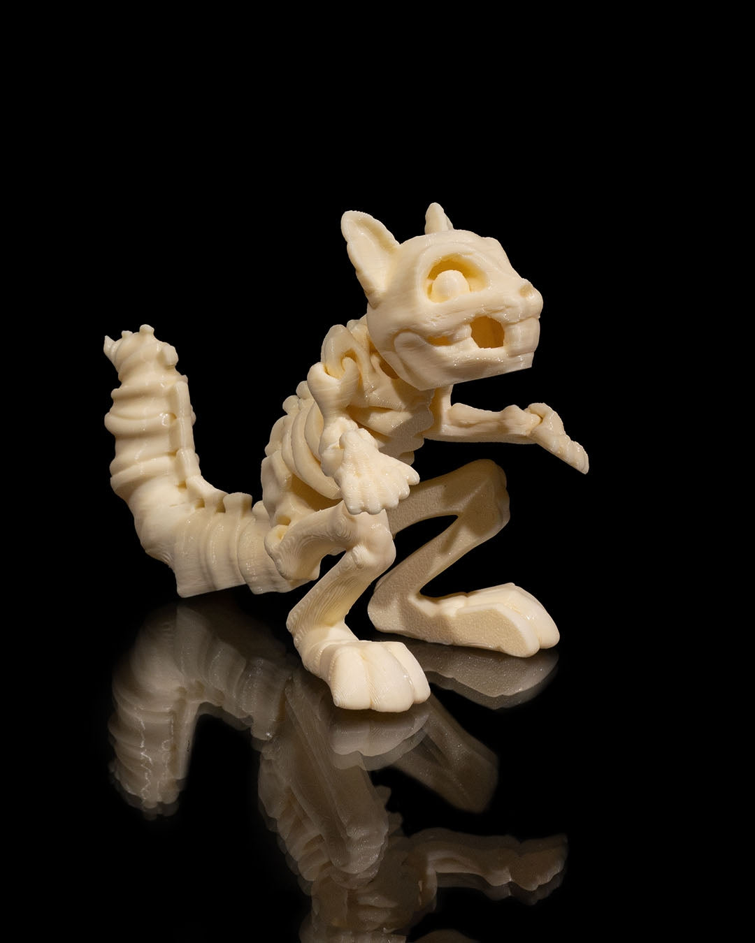 Articulating Skeleton Squirrel - Glow in the Dark!
