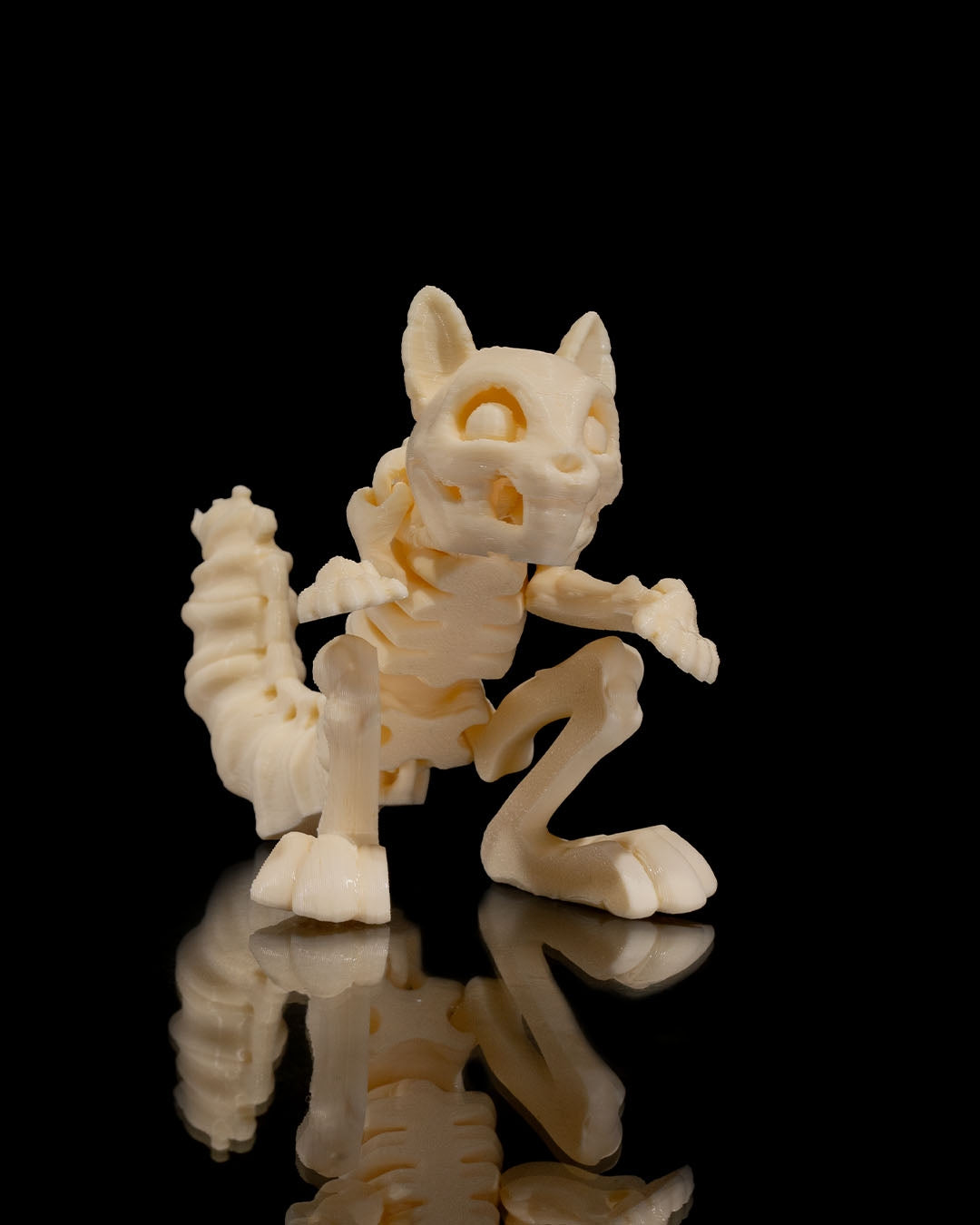 Articulating Skeleton Squirrel - Glow in the Dark!
