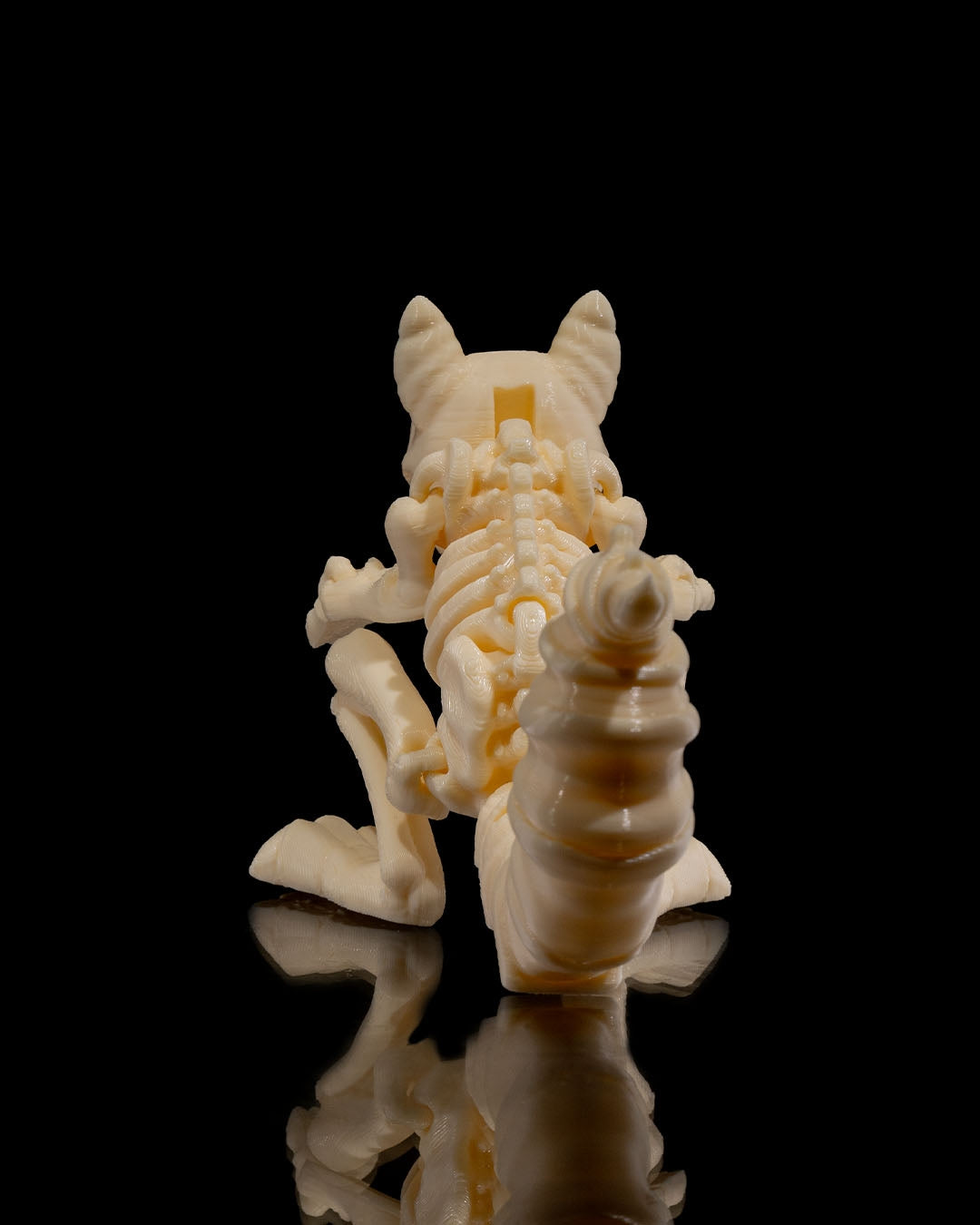 Articulating Skeleton Squirrel - Glow in the Dark!