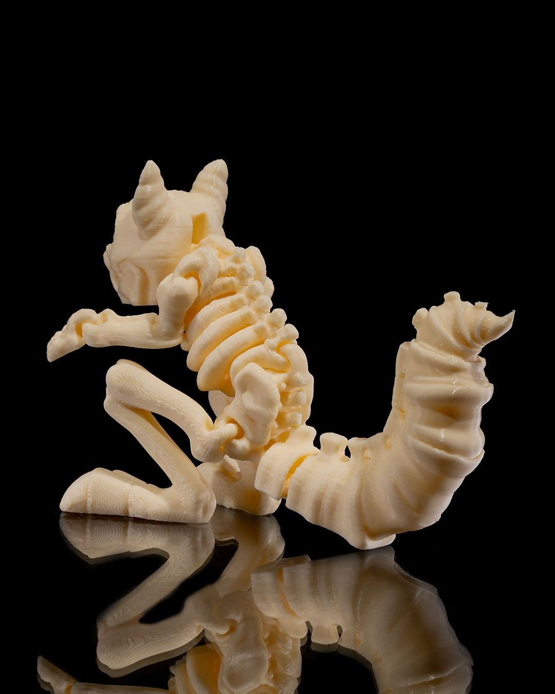 Articulating Skeleton Squirrel - Glow in the Dark!