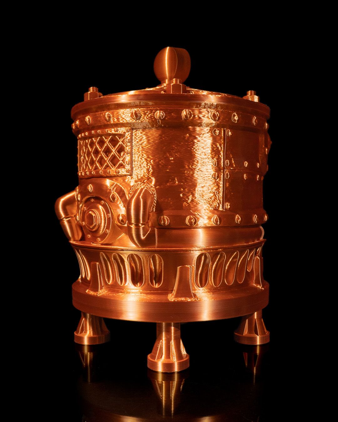 Steam Punk Engine Bagged Wine Dispenser