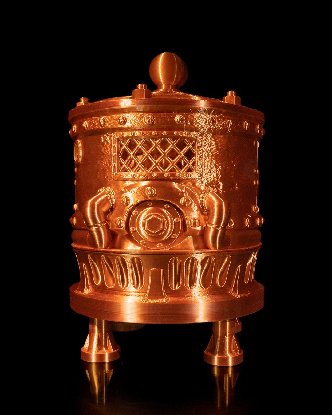 Steam Punk Engine Bagged Wine Dispenser