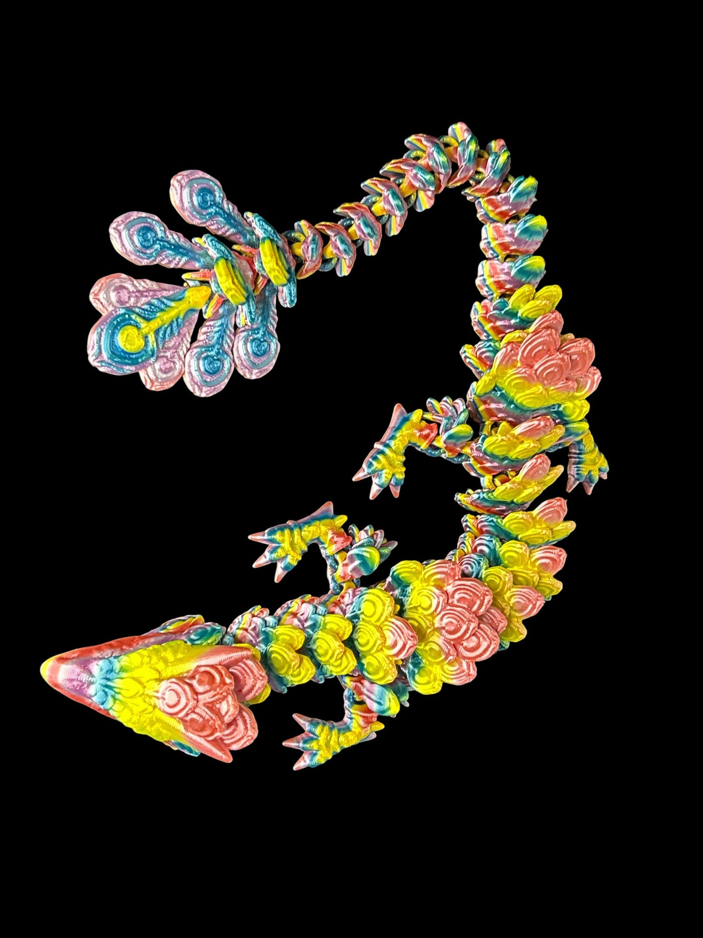 Peacock Articulation Dragon by Cinderwing3D