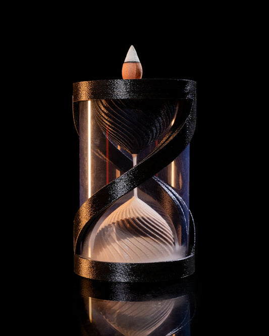 Infinity Hourglass Backflow Cone Incense Burner