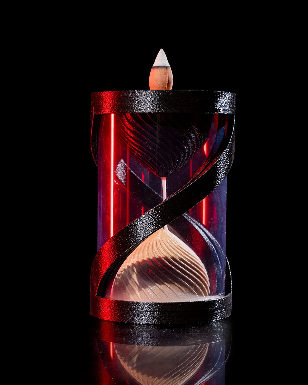 Infinity Hourglass Backflow Cone Incense Burner