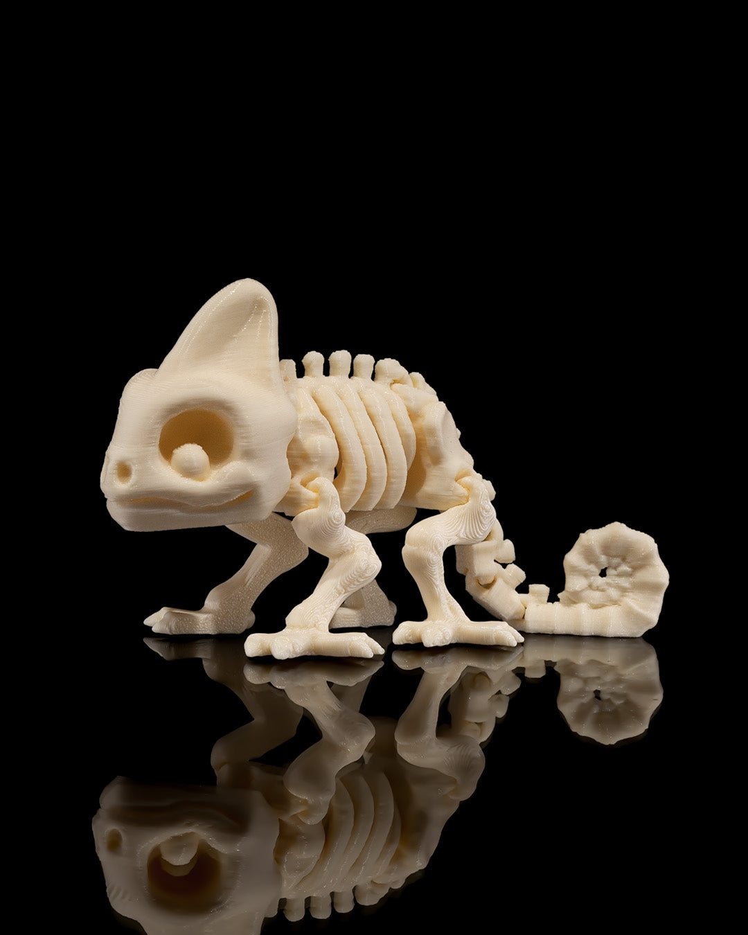 Articulating Skeleton Chameleon - Glow in the Dark!