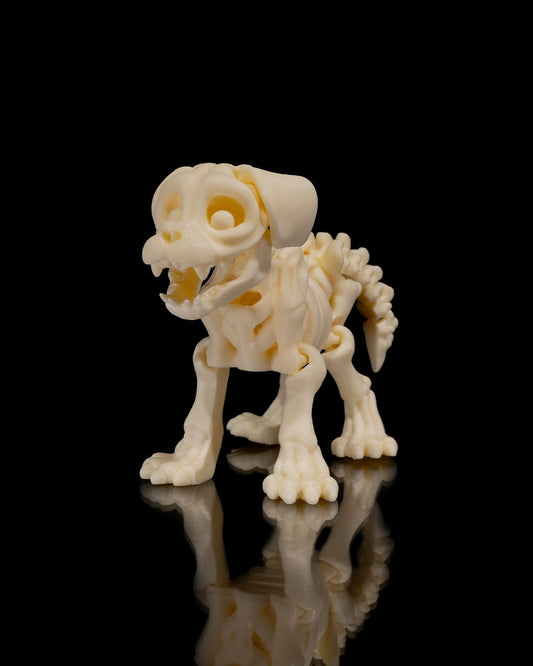 Articulating Skeleton Dog - Glow in the Dark!