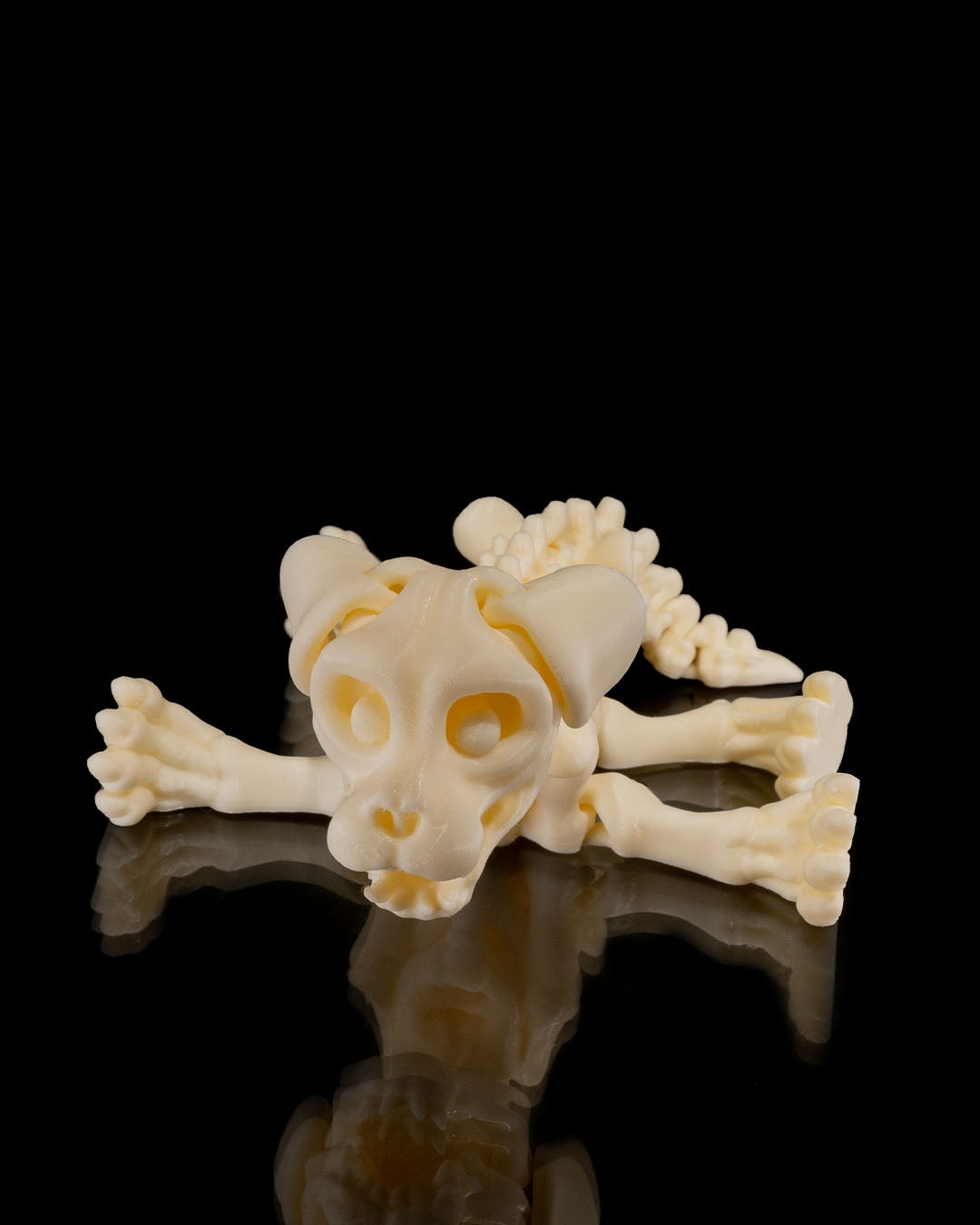 Articulating Skeleton Dog - Glow in the Dark!