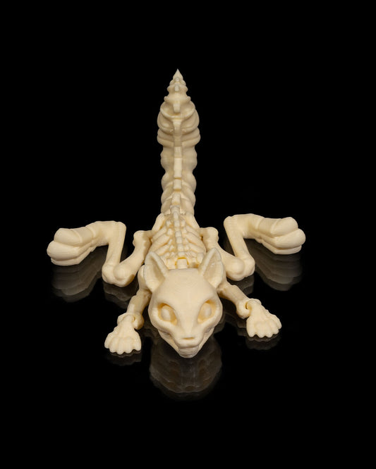 Articulating Skeleton Squirrel - Glow in the Dark!